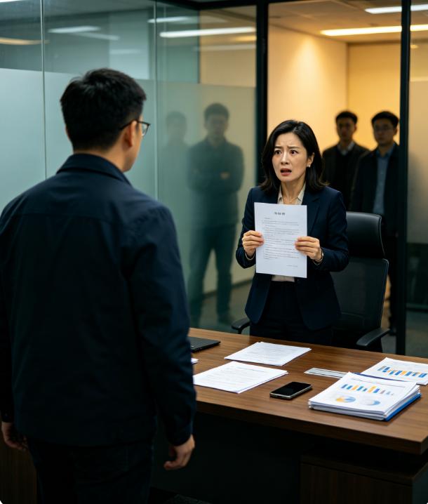 总裁老婆盯着我的5块钱年终奖和辞职信傻眼了，疯了般来电质问我：“公司不能没了