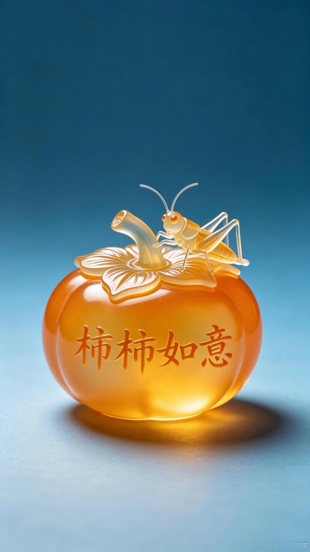 "柿柿"如意·诸事吉祥·招财好运玄学壁纸