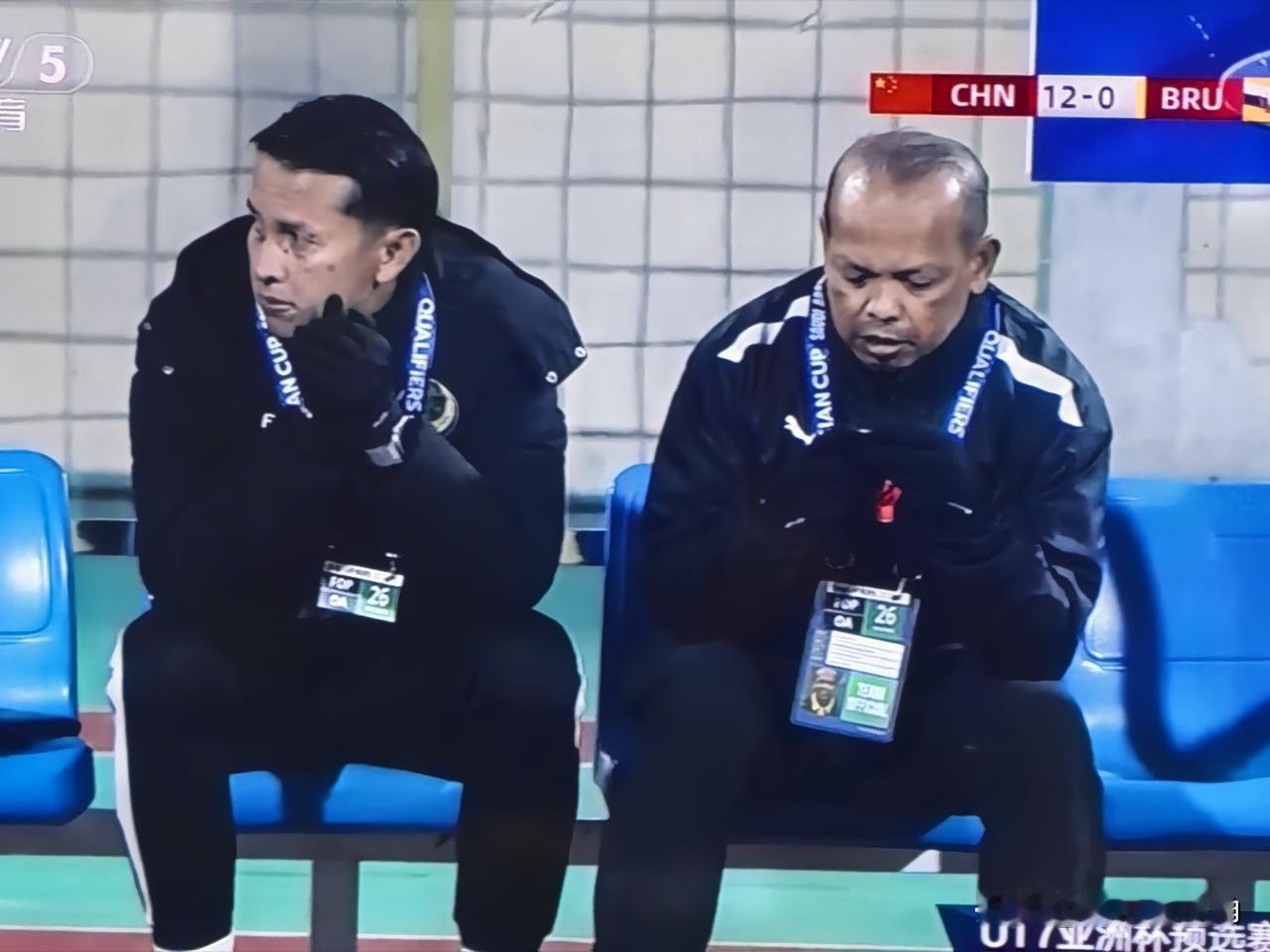 文莱队不值得同情！12:0大胜，中国U17又是两位数大比分战胜对手。和上场