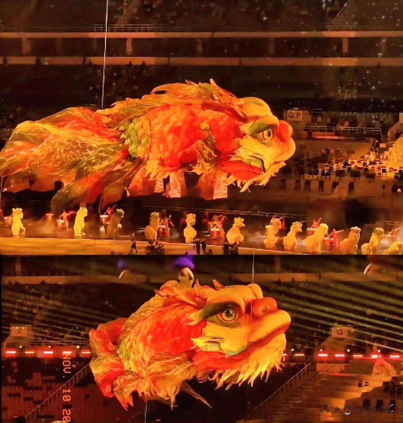 你猜得到吗？全运会开幕式上的那条“飞鱼”不是投影也不是特效，而是真正的大