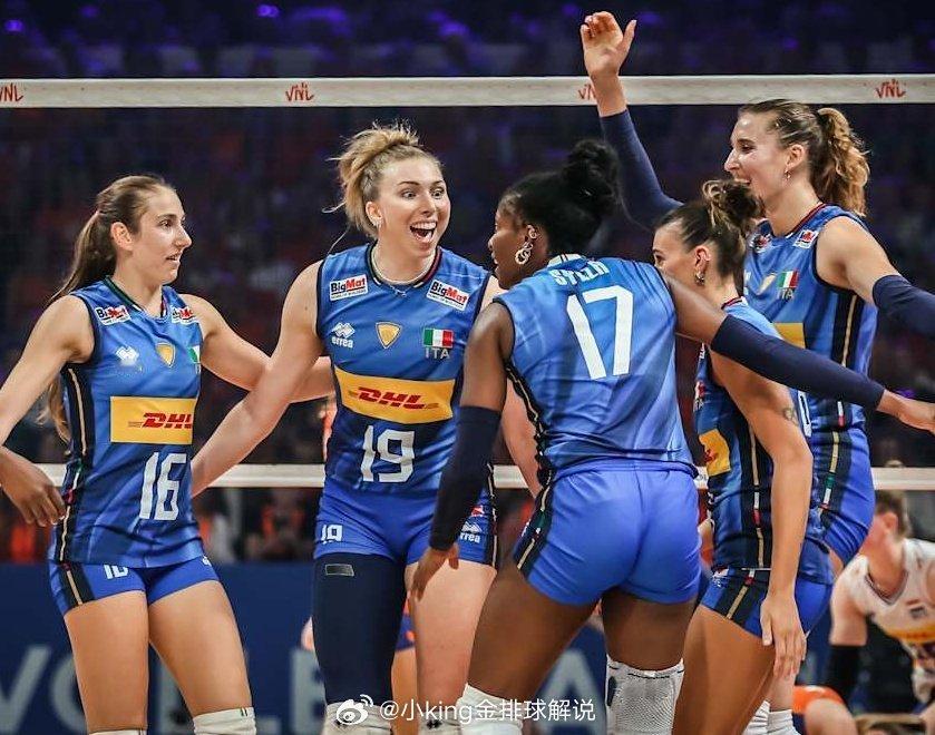 意大利女排2026年国家联赛（VNL）大名单【二传：坎比、奥罗、艾兹、博内利、