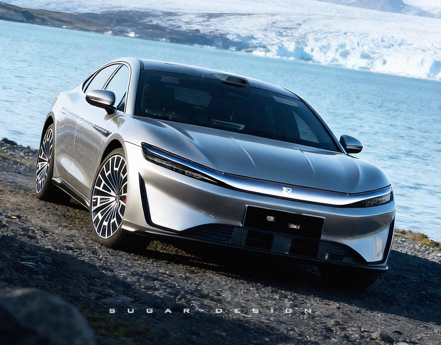 比亚迪大汉假想图的前脸极其好看，极强原创，30万内最佳没有之一！更期待后续的仰望