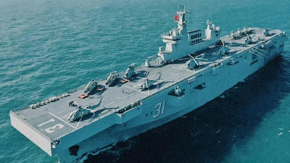 满满当当,中国075攻击舰装满直20,随时可执行全甲板攻击