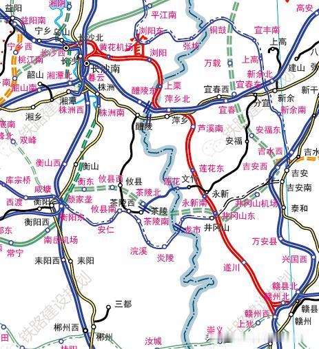 长赣高铁定局，江西赢麻了，株洲南三县成最大输家。为了黄花机场空铁联运和浏阳通高铁