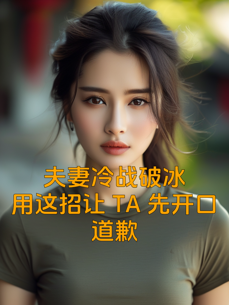 夫妻冷战破冰：用这招让TA先开口道歉