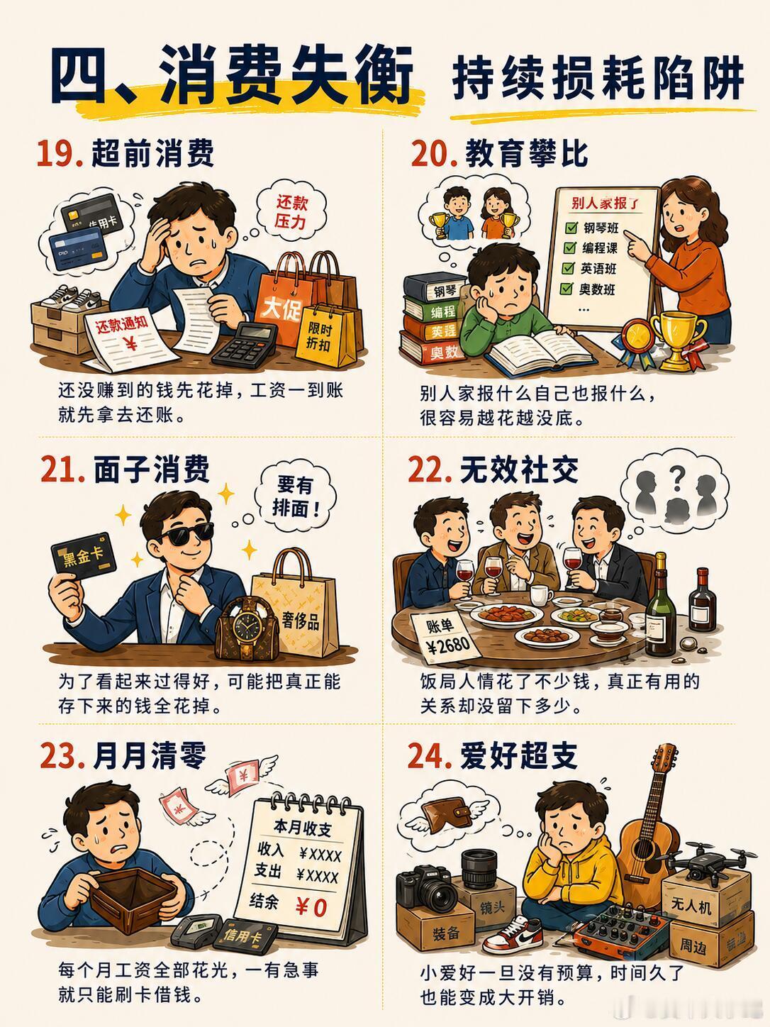 一定注意：中产返贫30件套！​​​
