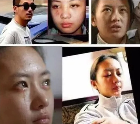 2003年，张国立的儿子张默在中戏门口殴打自己的女朋友童瑶，18岁的童谣跪地求饶