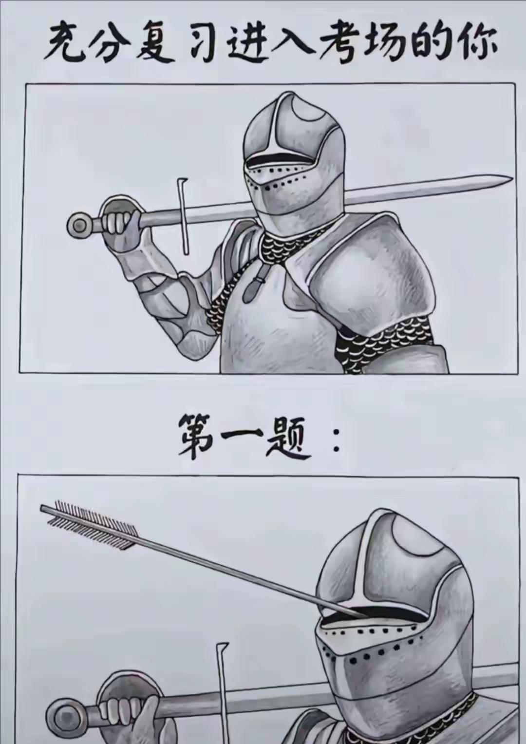 自信满满充分复习后的我[笑着哭]