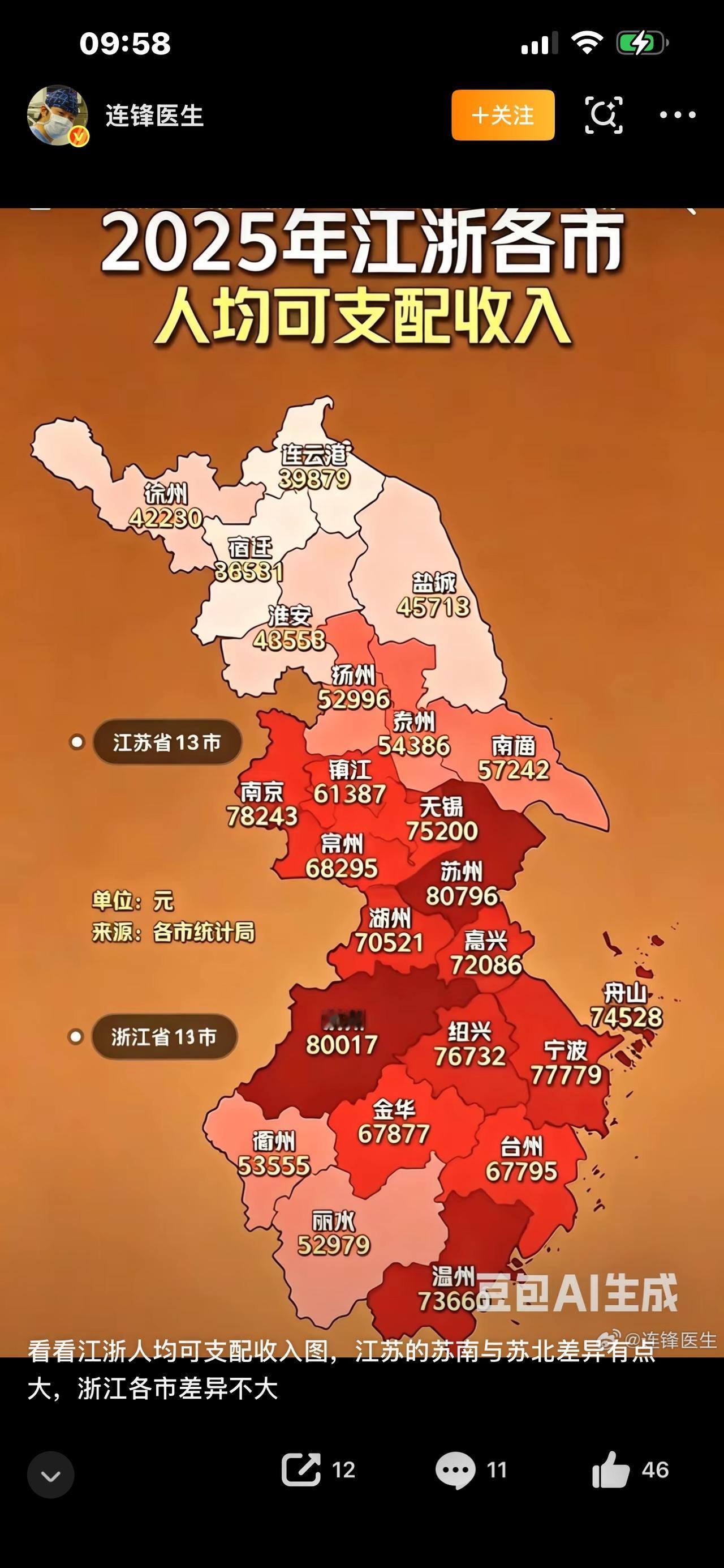 江苏和浙江最大的区别是什么？看完瞬间通透开头钩子都说江浙一家亲，山水相连、