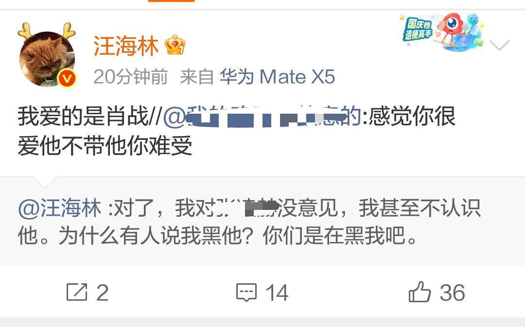 汪海林难掩爱意，清明节表白战战