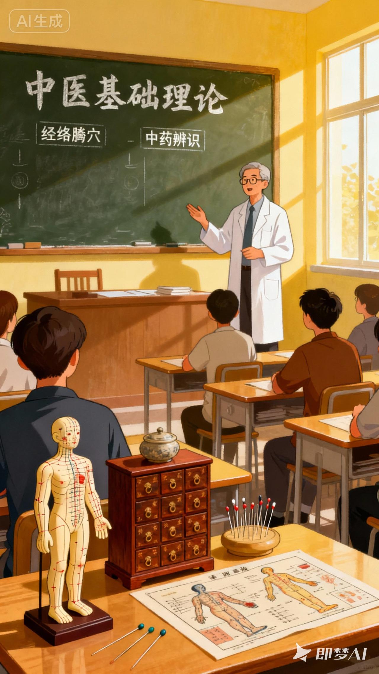 赞成。中医课走进中小学，可以让中小学知道自己的健康状态。现在有很多的大学生