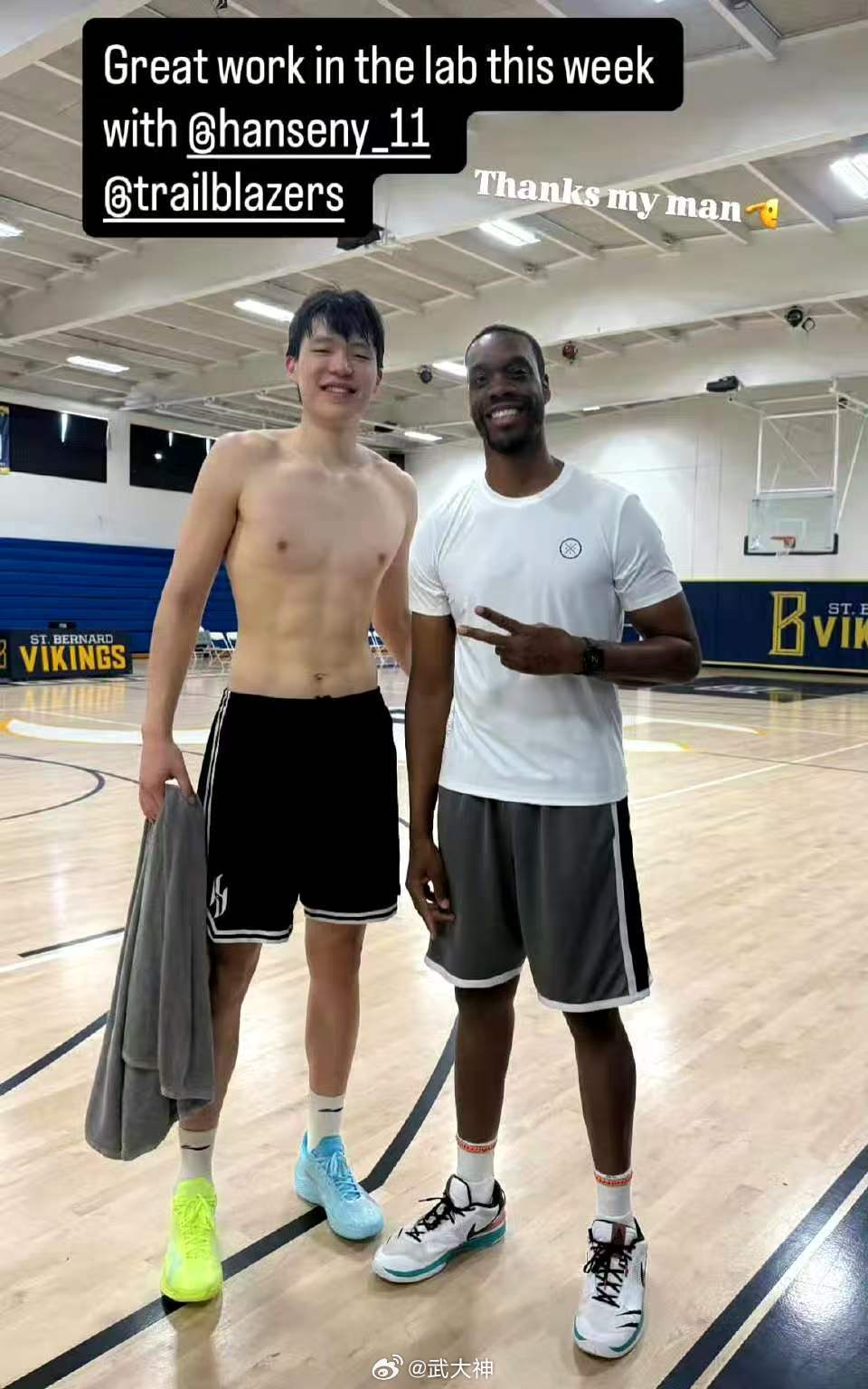 杨瀚森休赛期特训成果你看好吗杨瀚森在2026年NBA新秀赛季结束后，立刻投入高强