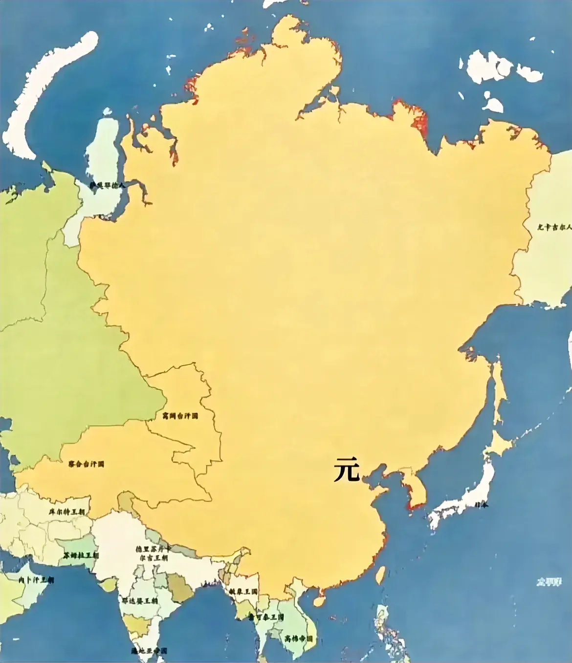 大元帝国疆域，没人不服吧？