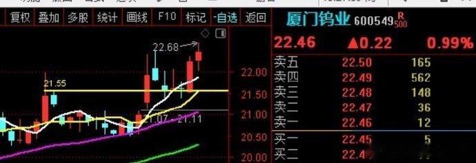 厦门钨业赚钱​​​股票​​​