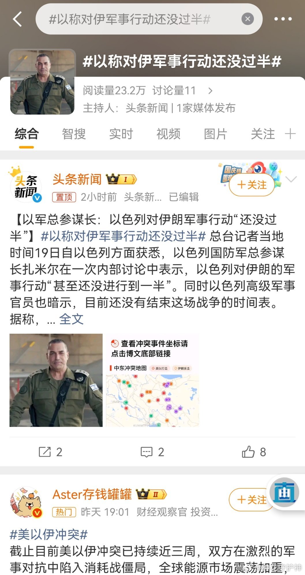 以称对伊军事行动还没过半是，你说的，都对！下周见！