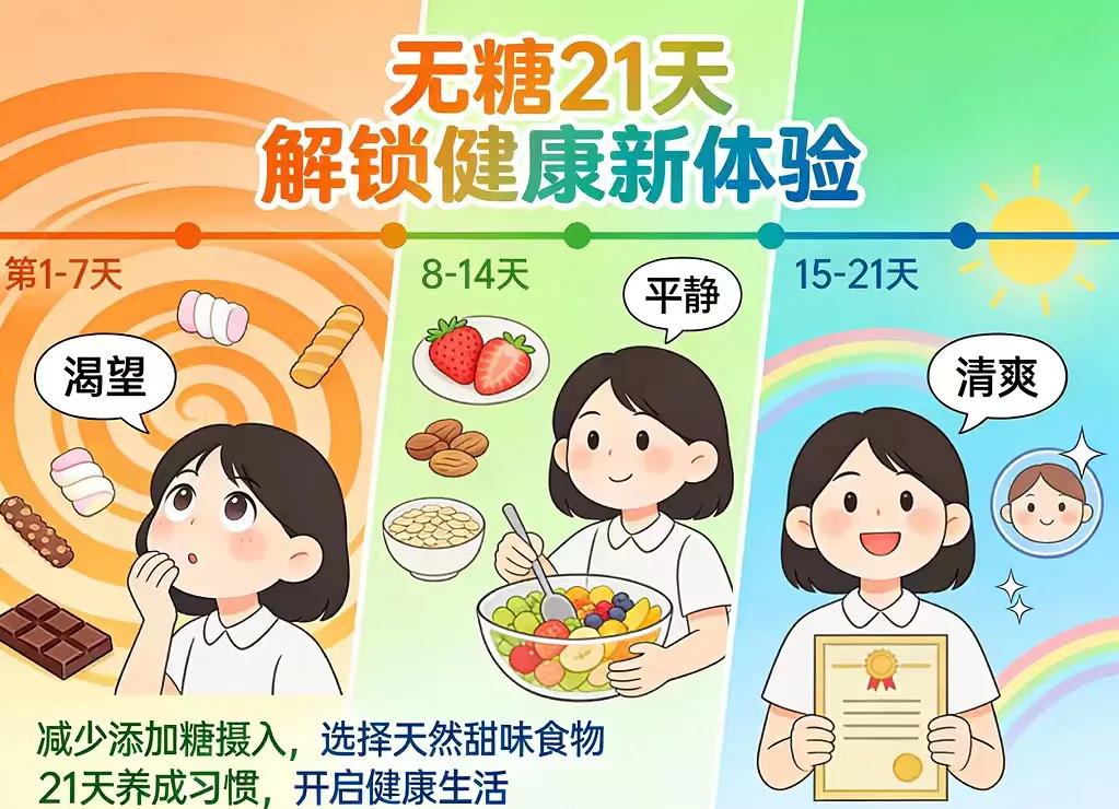 21天不吃糖是什么体验？身体的变化超乎想象当糖从生活中消失，身体会发生什么