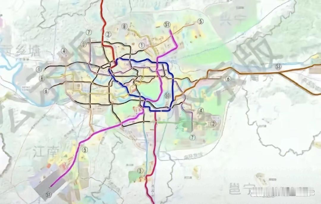 南宁地铁建设规划颇具探讨价值。率先建设43千米长的环线S0线，存在一定合理性。这