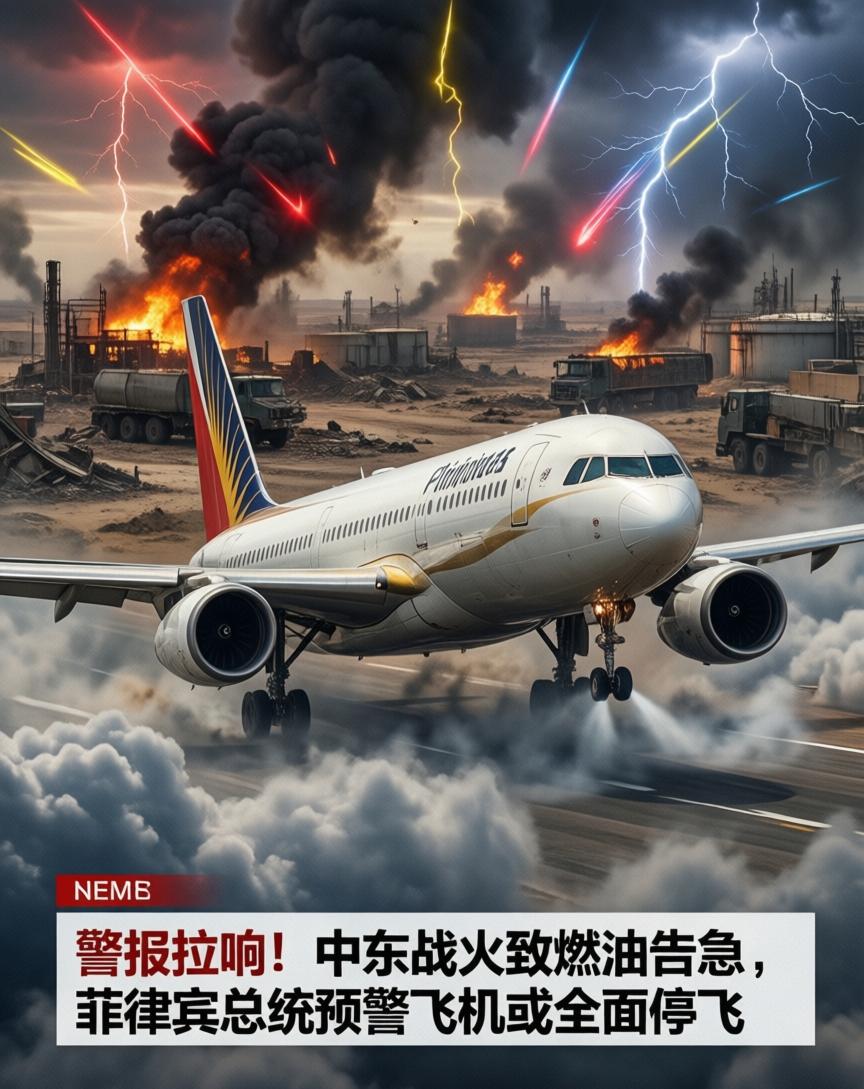 3月24日，菲律宾总统马科斯公开承认，国内航班确实可能被迫停飞，长途航线首当其冲