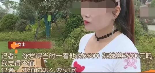 2023年湖南长沙，一女子试穿了高档内衣，价格为6500元。可她刚一穿上身，店员