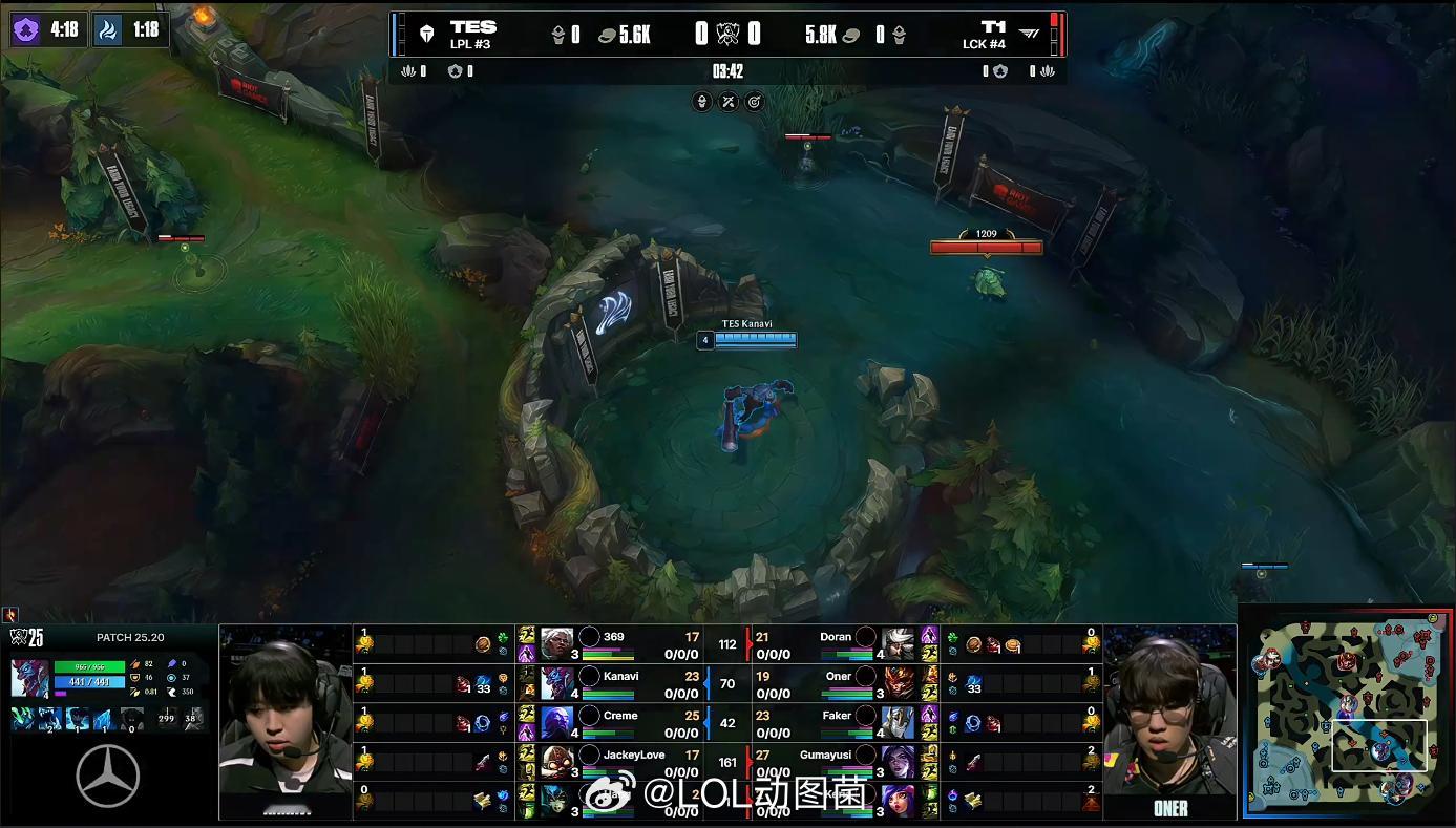 kanavi这波闪现下龙坑！Kanavi闪现下龙坑管泽元说TES打的像解说杯训练