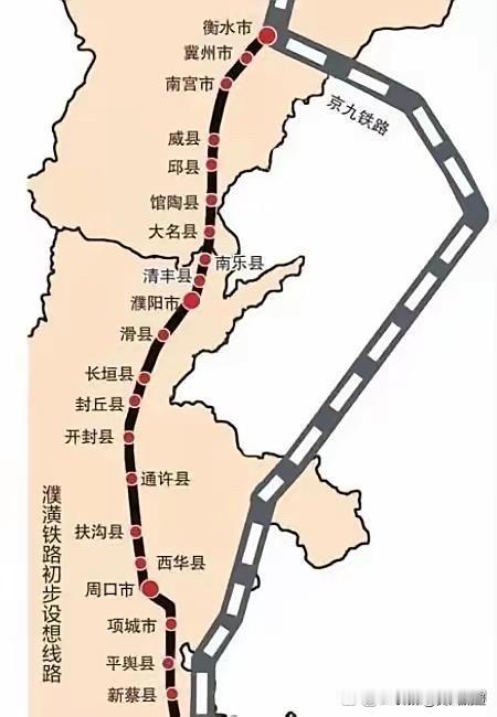 京广高铁辅助线通道能否梦断濮阳、开封、周口3市？关于京广高铁辅助线的走势，目前