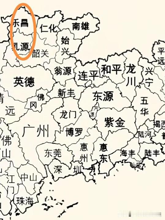 广东最北端的城市在哪里？广东最北的地级市是韶关，韶关最北的是乐昌，乐昌南部有个乳