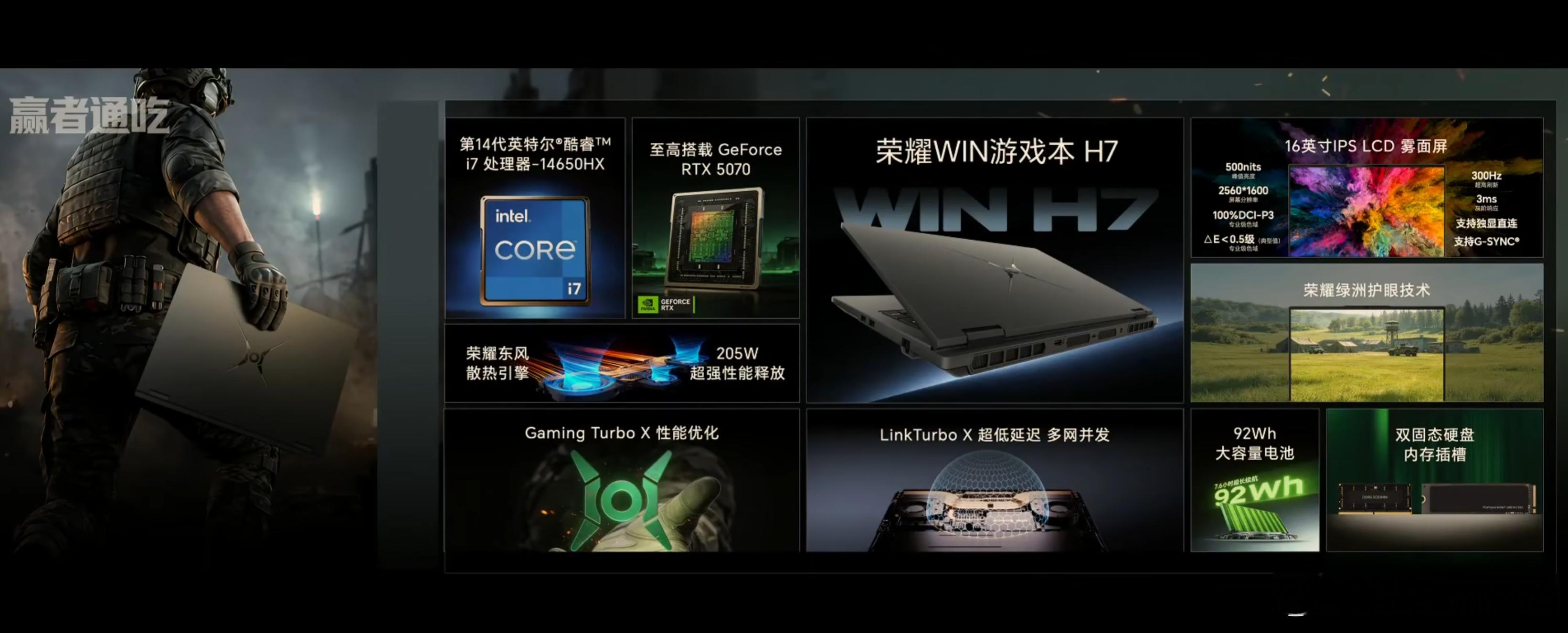 打洲本还得看荣耀WIN荣耀WIN系列游戏本发布了，荣耀WIN游戏本H9至高搭载