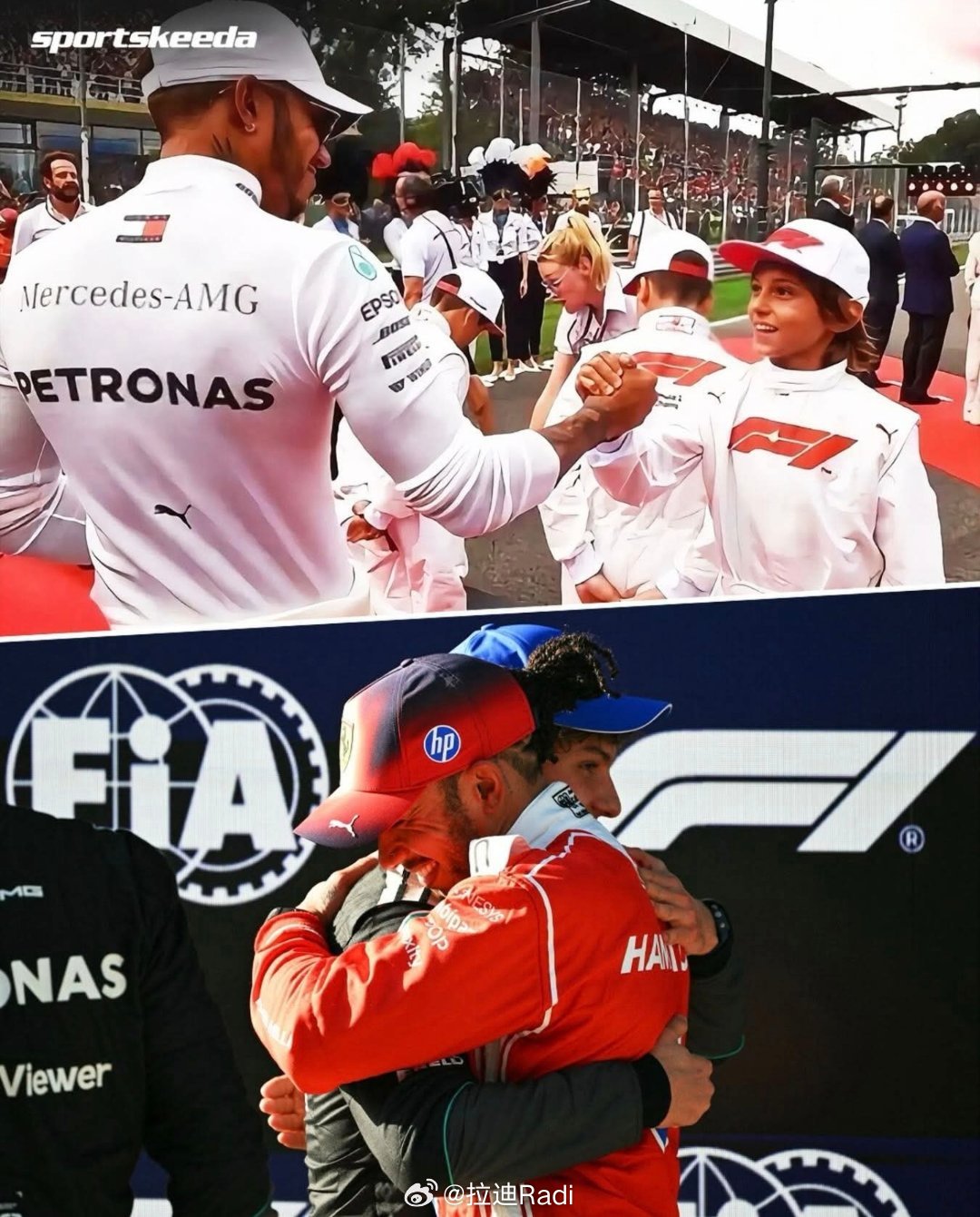 从当年与汉密尔顿握手的小孩，到如今f1史上最年轻的杆位获得者！小kimi创造了