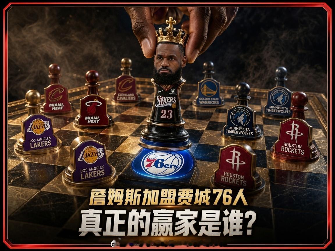 如果我告诉你，詹姆斯加盟费城76人这件事，真正赚得最多的，可能不是詹姆斯、不是7