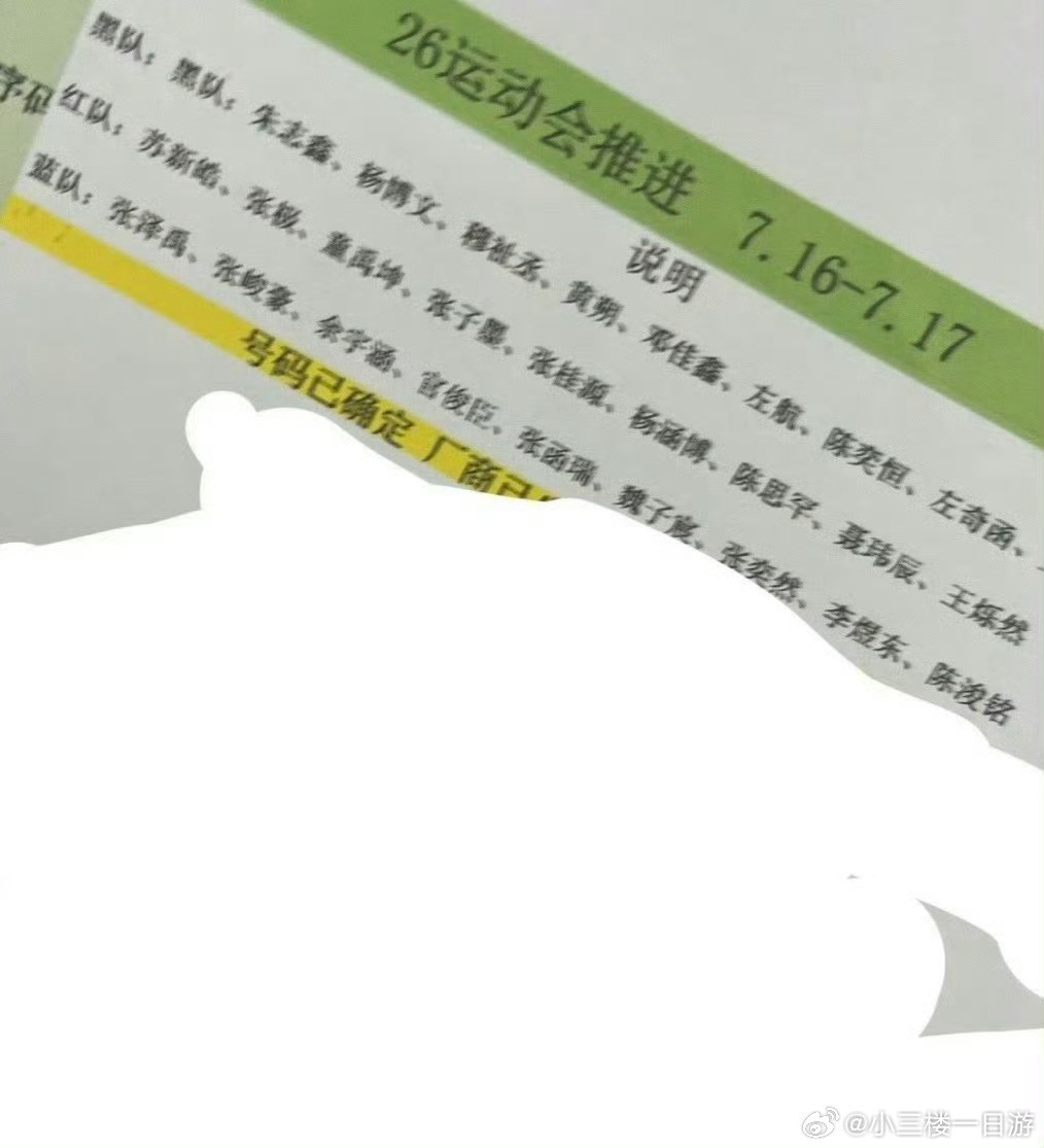划重点：左邓橹穆一队黑队：朱志鑫苏新皓余宇涵童禹坤张桂源张函瑞张