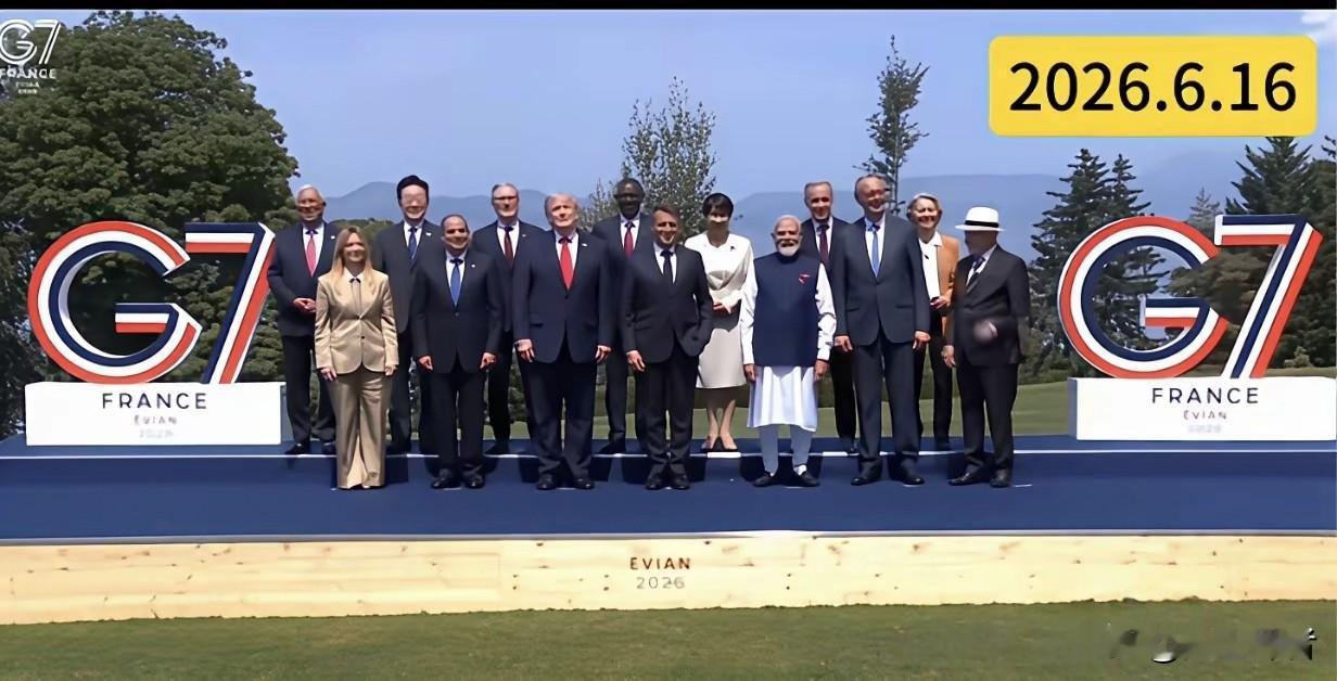 印度媒体刻意解读莫迪G7合影站位，鼓吹印度和美国平起平坐。大肆渲染美国离不开印度