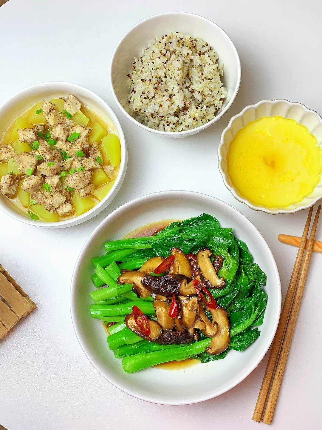 一人食 | 在家做简单干净的饭菜🥣