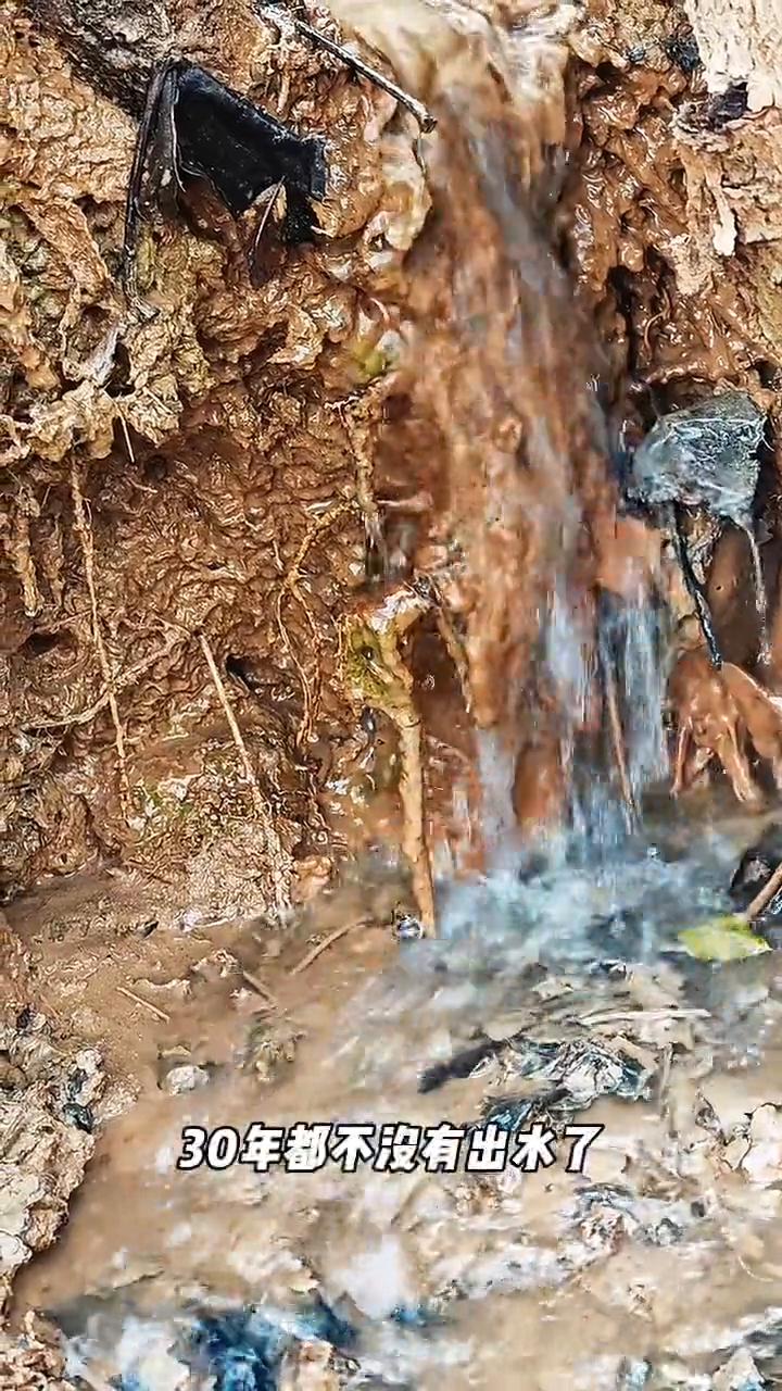 30年都不没有出水了。
