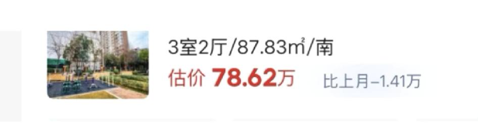 给大家讲个笑话22年买的房子，疫情之后那会175万落地的，现在已经跌的1跌没