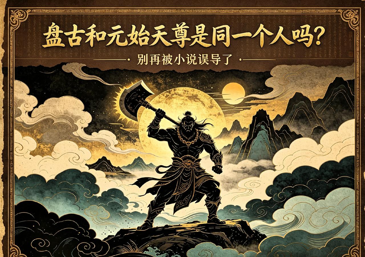 盘古和元始天尊到底啥关系?盘古和元始天尊到底是啥关系？很多人都搞混了提起