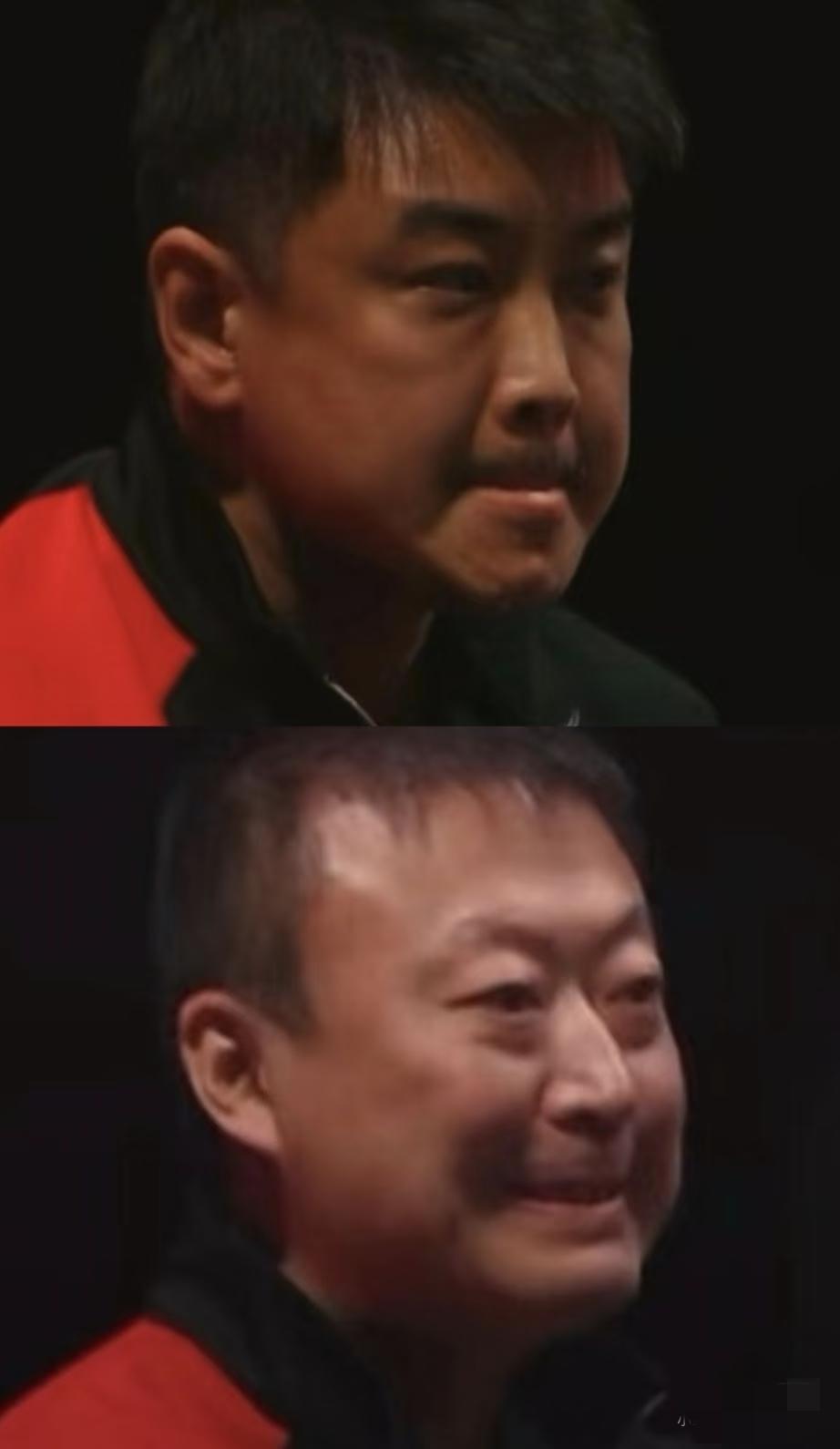 我承认第一眼看到有点搞笑，这俩教练表情太一致了。第二眼再看看，就觉得，都不容易。