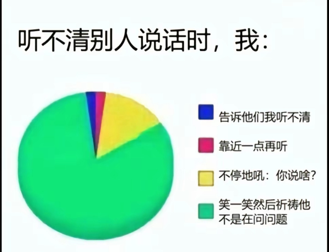 听不清别人说话时