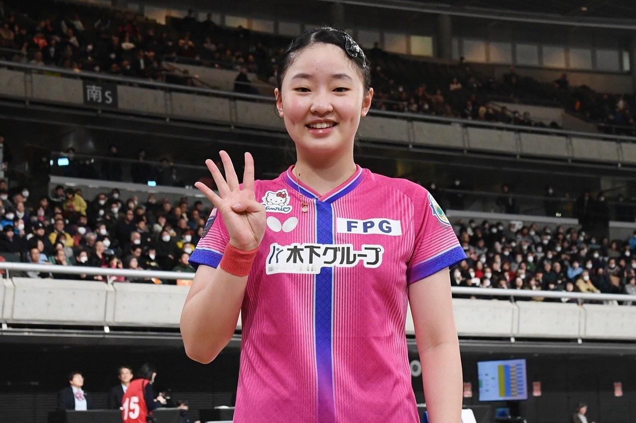 17岁的张本美和获得全日锦标赛4冠王，打破历史记录！刚结束的全日锦标赛，17岁
