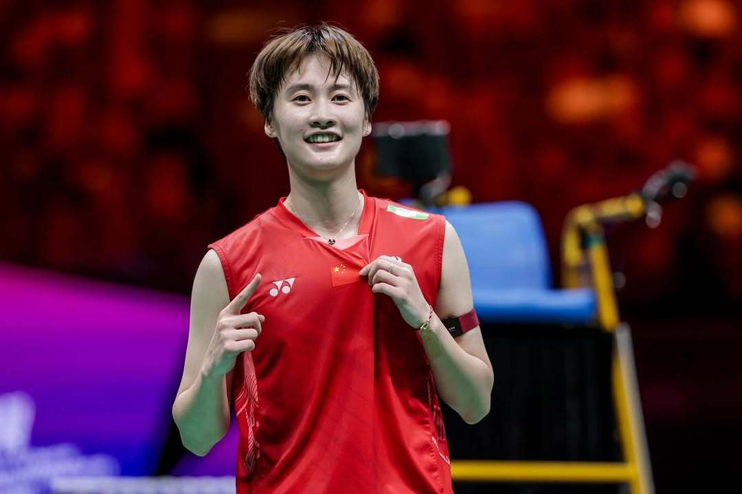 陈雨菲IG更新：My5thSudirmanCup🥇🥇🥇🥇欲戴皇冠，