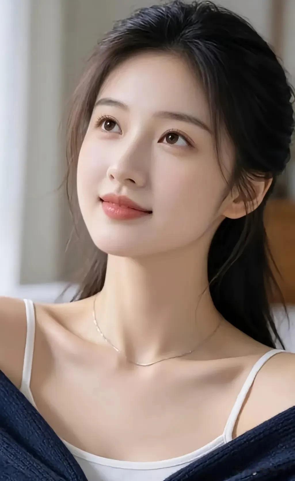 风很温柔，花很浪漫，你别匆忙温柔治愈款美女美女穿搭照