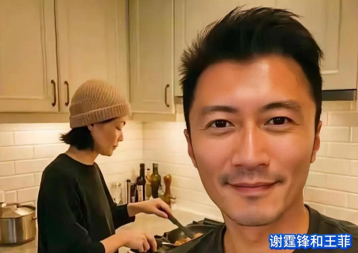 大半夜的，谢霆锋毫无预警地撒了一把“狗粮”，在社交平台晒出一张自拍。照片里，他面