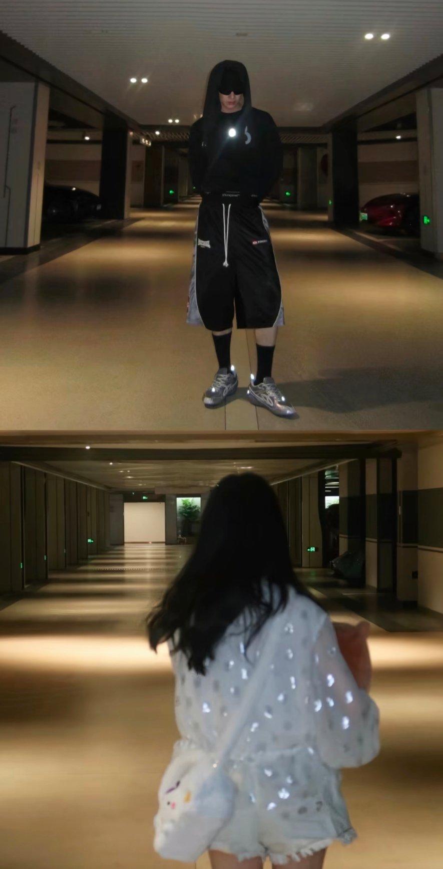 白敬亭和宋轶两个人拍照的地方是同个小区​