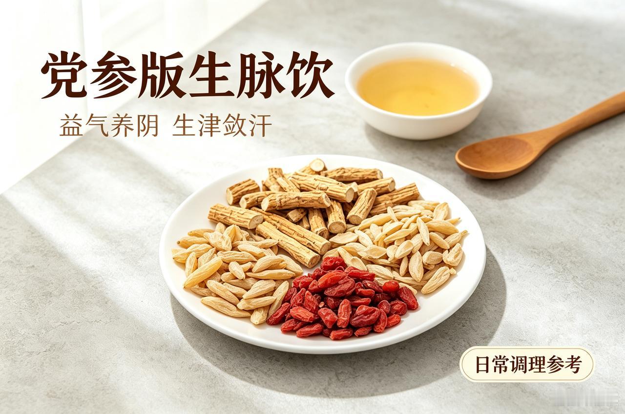自汗兼盗汗，一般属于气阴两虚症型，生脉饮经典配方是首选生脉饮