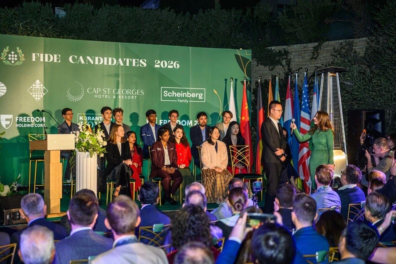 🏆2026国际象棋候选人赛第六轮战况速递一、男子组韦奕执白告负，辛达罗