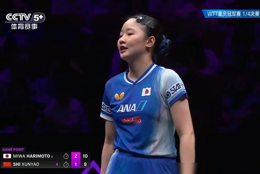 国乒女单天塌了？之前3连胜张本美和的石洵瑶，这次被对方用生胶活活拍死，眼看就要崩