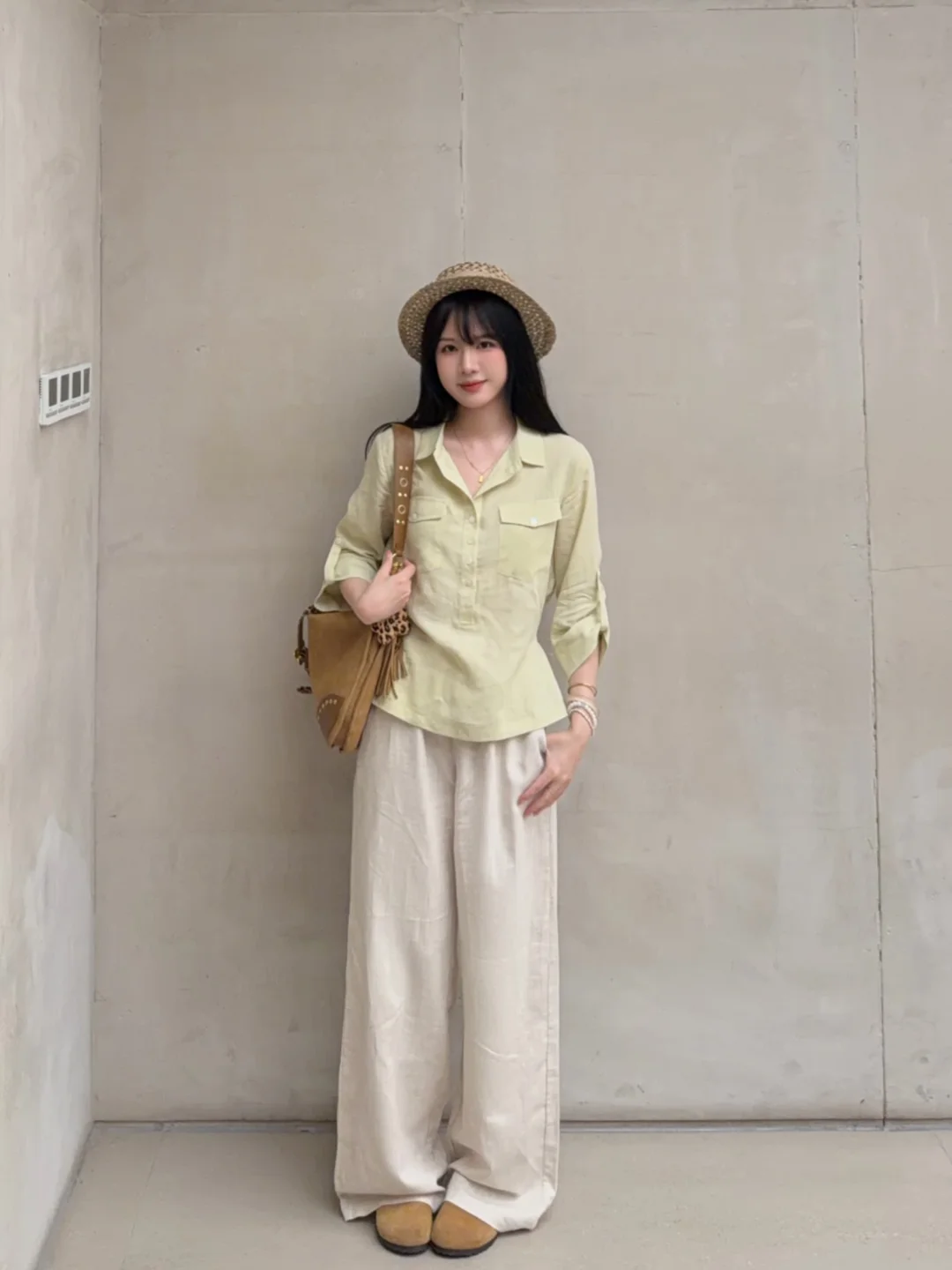 罗女士口袋衬衫outfits*6