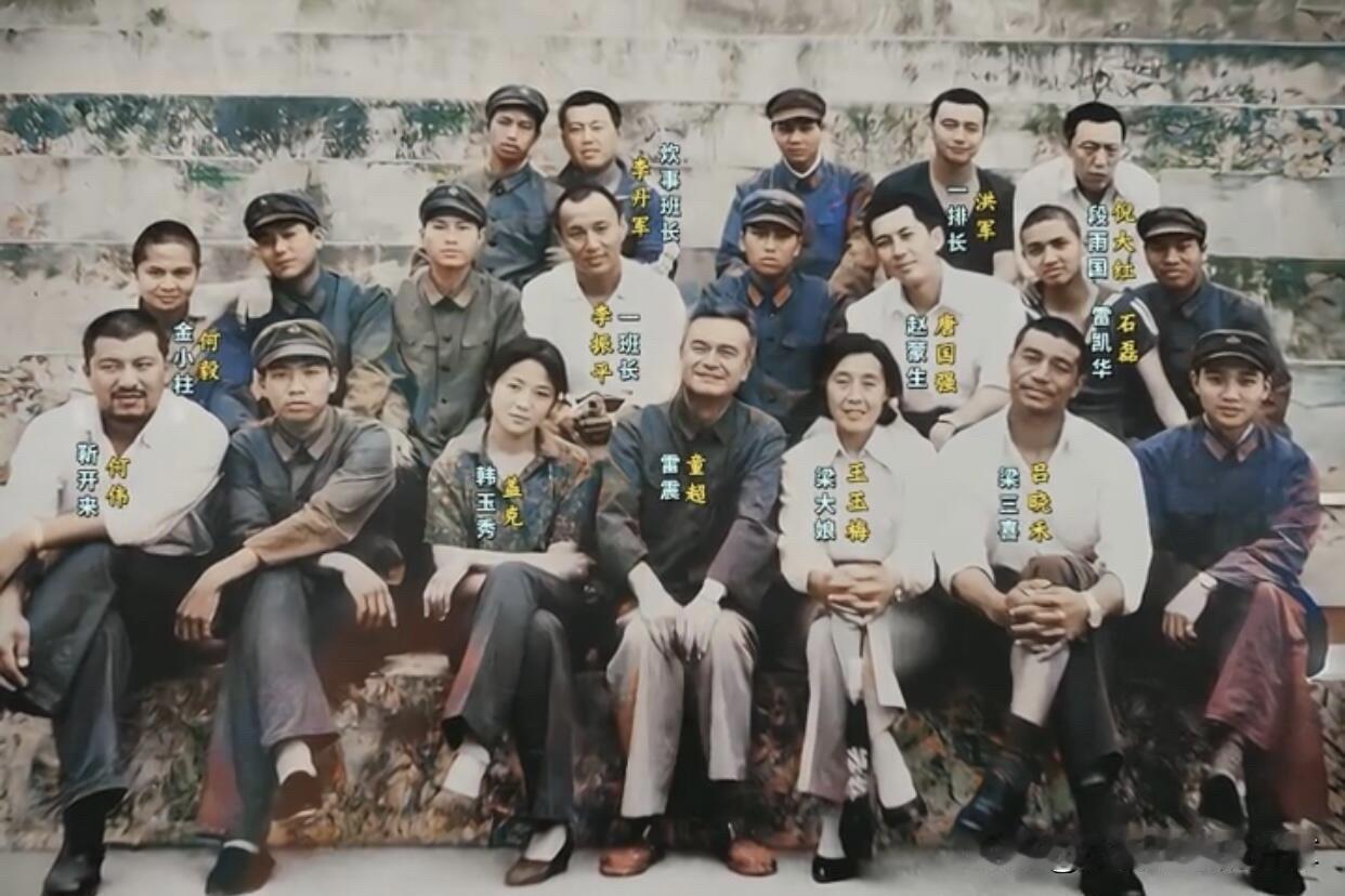 《高山下的花环》的演员都是长相很有辨识度的，那个年代的演员有真实的演技，出众的才