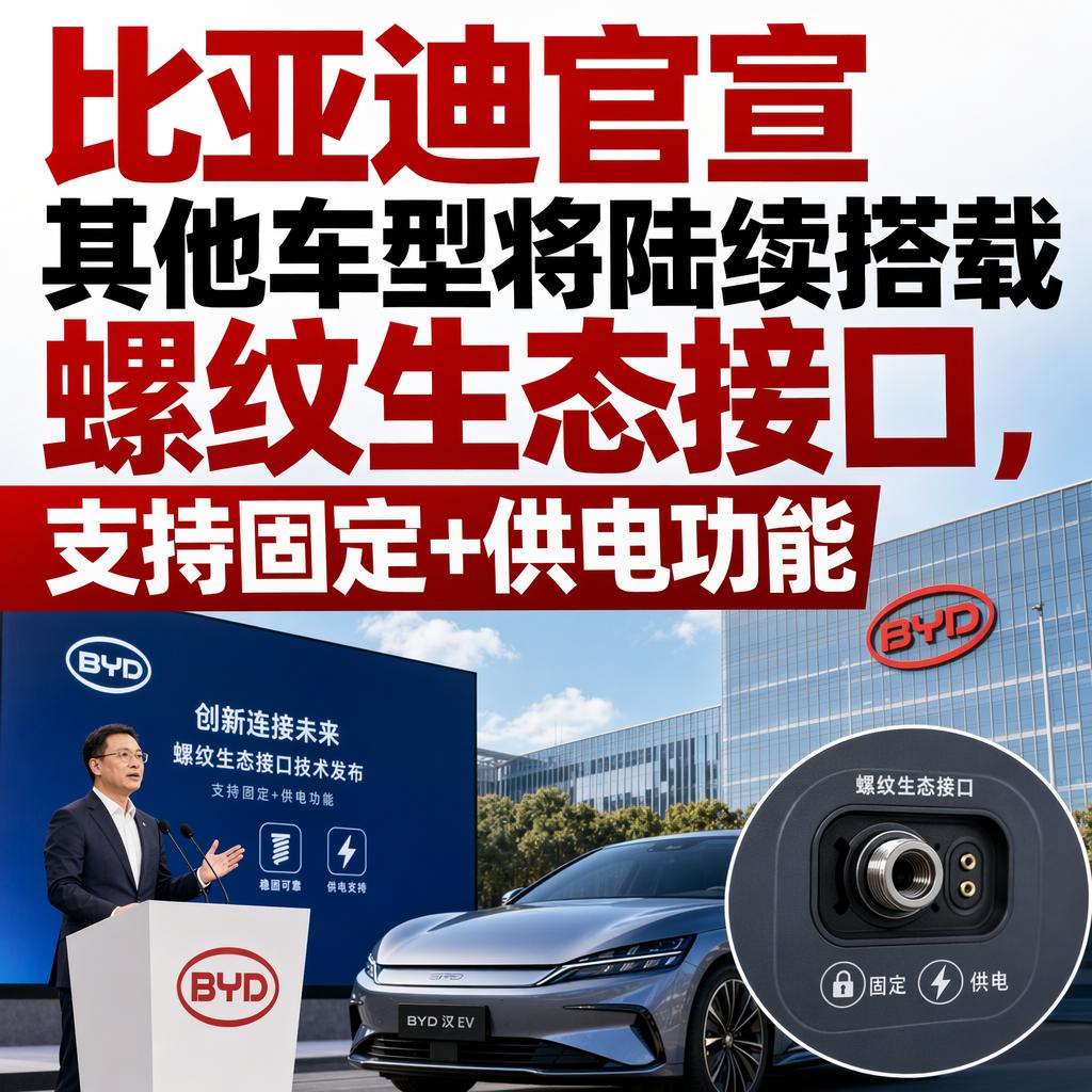 很多人觉得车里加装手机支架、行车记录仪是小事，随便买个第三方配件就行。但比亚迪
