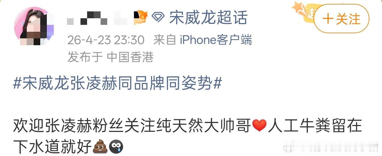 张凌赫和宋威龙粉丝怎么开始🏔gc了