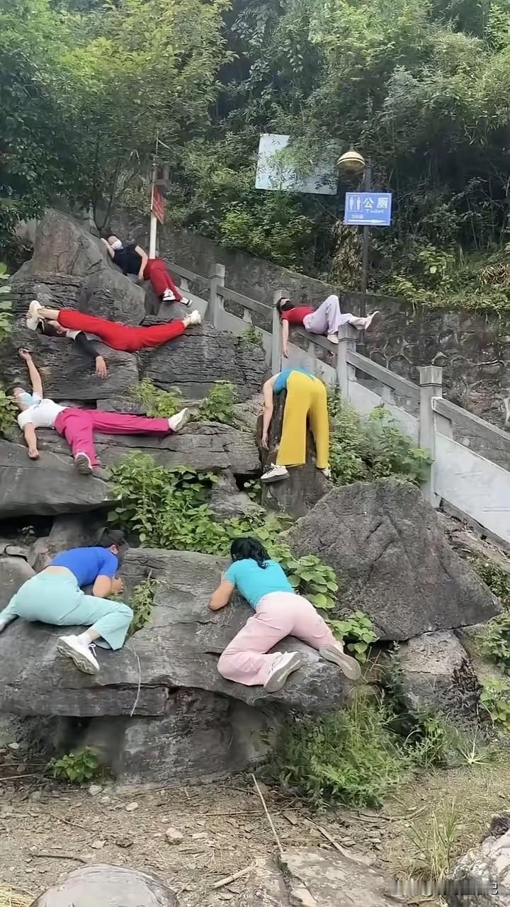 退休以后，大妈们的生活是多姿多彩的